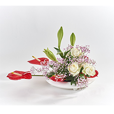 小原流台北支部　花展展花