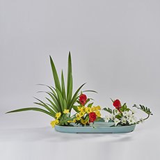 小原流台北支部　花展展花
