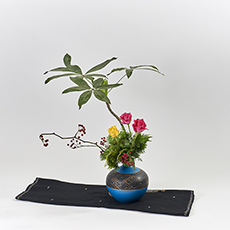 小原流台北支部　花展展花