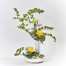 小原流台北支部　花展展花