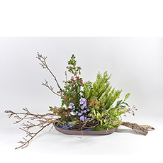 小原流台北支部　花展展花