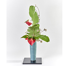 小原流台北支部　花展展花