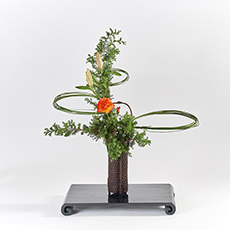 小原流台北支部　花展展花