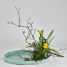 小原流台北支部　花展展花