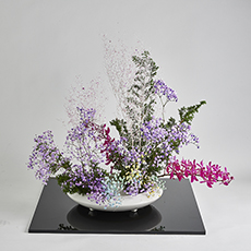 小原流台北支部　花展展花