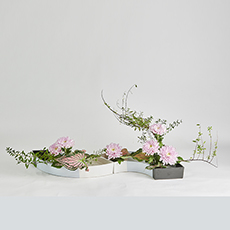小原流台北支部　花展展花